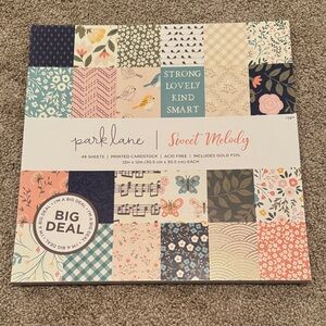 Park Lane Sweet Melody Cardstock with Gold Accents